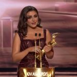 أنغام تقوز بجائزة الفنانة المفضلة في Joy Awards بنسخته السادسة النساء في الفن